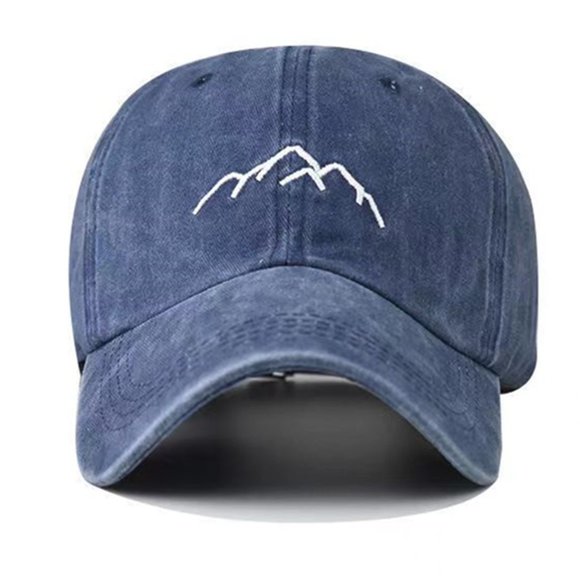 Blue Mountain Range Baseball Cap Embroidered Cotton Adjustable Dad Hat, Rockys - Picture 2 of 8